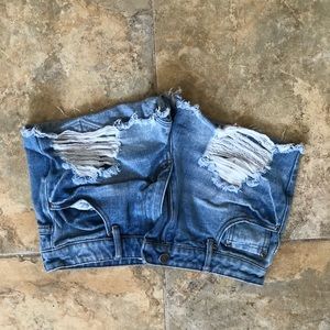 Distressed forever21 shorts
